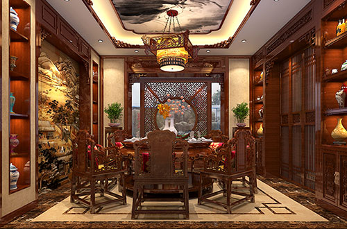 德阳温馨雅致的古典中式家庭装修设计效果图